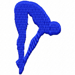 Sports Silhouette Embroidery Design 3